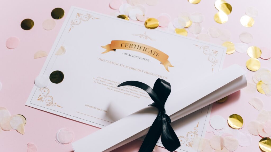 Franziska Schüttelbauer Section Zeugnisse